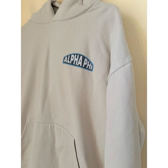 The Hang Loose Hut Women's Alpha Phi 1872 Hoodie & Sweatpants Set XL - Picture 5 of 13